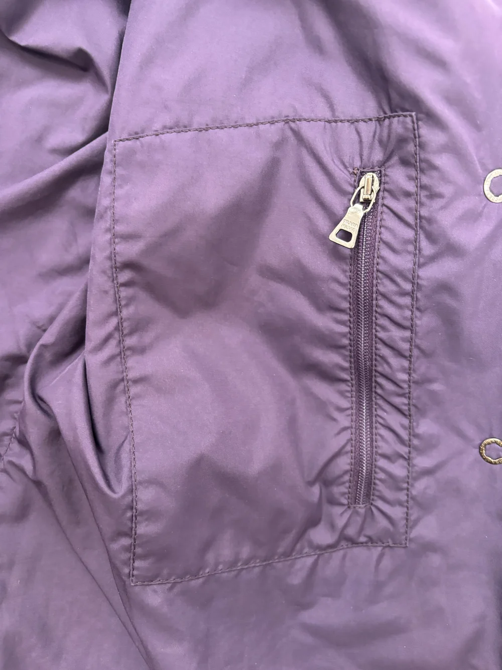ジャケット・アウター PRADA SPORT hooded short nylon jacket Prada Sport Nylon Full Zip Windbreaker Jacket Triangle Logo
